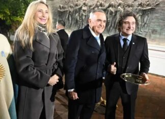 Jaldo con Milei en una emotiva vigilia por el día de la Independencia en Tucumán jaldo