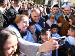 Jaldo encabeza los actos oficiales por el 210° Aniversario de la Independencia jaldo