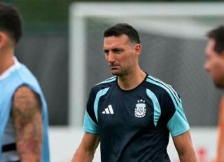 Scaloni estudia modificar el esquema en la semifinal ante Inglaterra scaloni