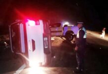 Un choque frontal entre dos camionetas en la Ruta 157 dejó dos heridos choque