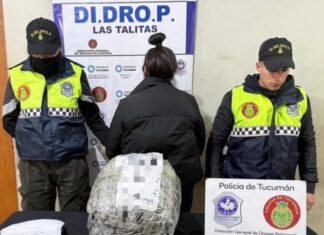 Secuestran una encomienda con una piedra de cocaína de casi 1 kilo y medio droga