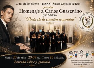 Coral de los Esteros realizará un homenaje a Carlos Guastavino, “Poeta de la canción argentina”