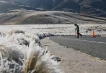 Definen corte de ruta entre Tafí del Valle y Amaicha por la nevada
