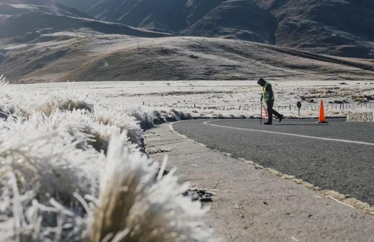 Corte ruta a los valles