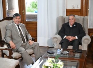 Jaldo y Acevedo analizaron la agenda de gestión en Casa de Gobierno jaldo