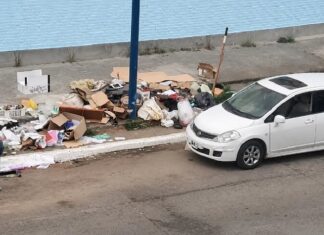 Chahla va por el secuestro de los vehículos que arrojen residuos en la vía pública basura