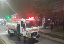 Bomberos sofocaron un incendio en un local de Av. Aconquija al 700 bomberos