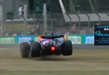 El despiste de Colapinto en Silverstone lo hará largar 19° el GP de Gran Bretaña