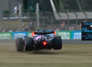 El despiste de Colapinto en Silverstone lo hará largar 19° el GP de Gran Bretaña