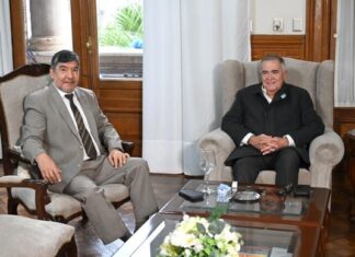 Jaldo y Acevedo analizaron la agenda de gestión en Casa de Gobierno