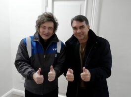 Javier Milei viaja a Brasil para respaldar la campaña de Flávio Bolsonaro