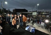 El gobernador Jaldo habilitó obras en el barrio 25 de Mayo en Alderetes jaldo