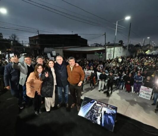 El gobernador Jaldo habilitó obras en el barrio 25 de Mayo en Alderetes jaldo