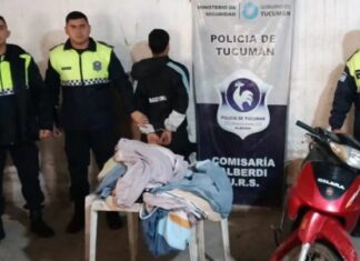 Intentó robar en un hotel alojamiento de Alberdi y terminó aprehendido robo
