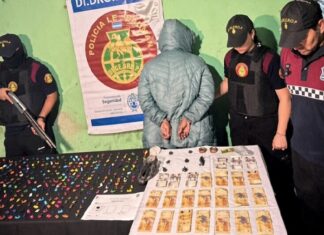 Una mujer fue detenida tras encontrar en su casa cientos de dosis de cocaína y marihuana drogas