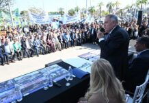 Jaldo inauguró el comienzo de las obras de la nueva terminal de ómnibus