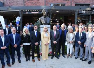 Jaldo y Chahla inauguraron el nuevo “Paseo Alberdi IA” en pleno centro jaldo