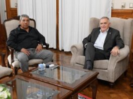 Jaldo recibió al secretario de UTA para analizar la situación del transporte público