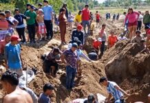 Invadieron un basural para busca ropa que fue enterrada por Gendarmería aguilares