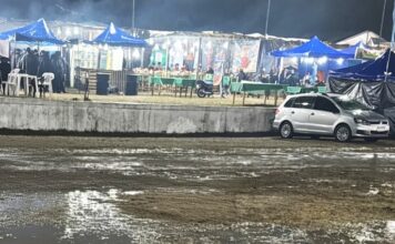 La lluvia obligó a suspender la segunda velada de la Fiesta Nacional de la Empanada empanada