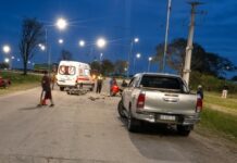 Un motociclista murió tras chocar contra una Hilux en la Rotonda de Los Ralos choque