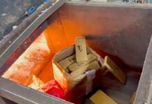 Incineraron en Tucumán más de 230 kilos de cocaína secuestrados droga