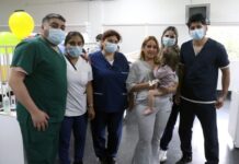 La niña que fue atacada por un pitbull recibió el alta en el Hospital de Niños hospital