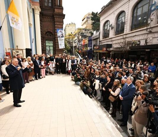 Jaldo encabezó la histórica reapertura de la Iglesia San Francisco tras 8 años cerrada jaldo