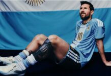 Música, homenajes y fuegos artificiales para la despedida de Messi de la Selección messi