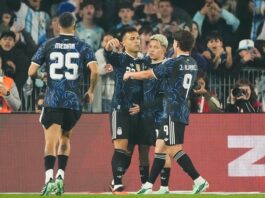 La selección argentina goleó 7-0 a Burkina Faso y se floreó en la previa a la despedida de Messi